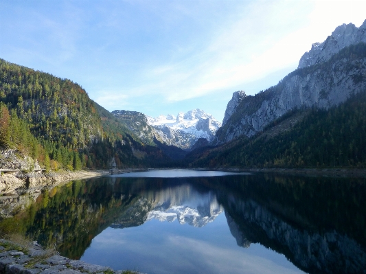 Foto Desierto
 montaña lago río