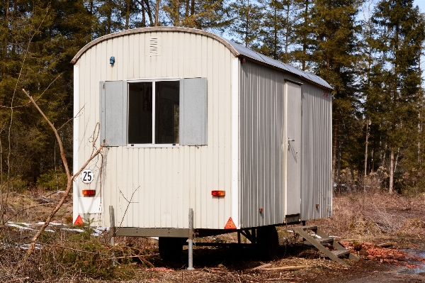 Mobile work forest building Photo