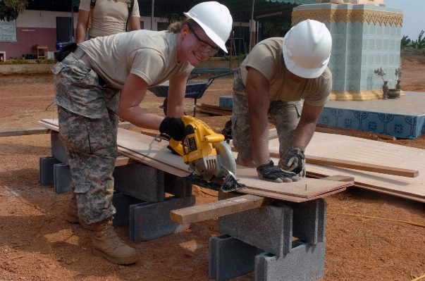 Wood building asphalt construction Photo