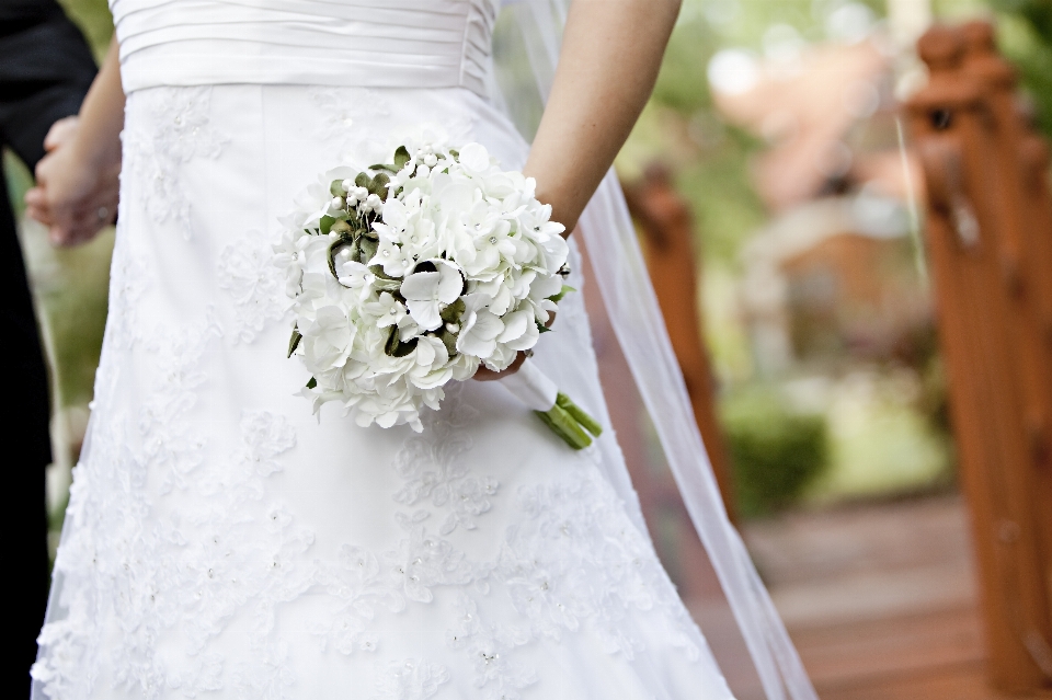 Man woman flower bouquet