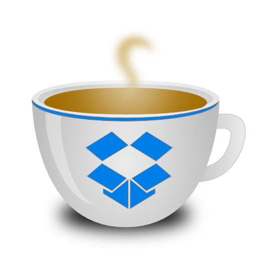 Dropbox, coffee cup