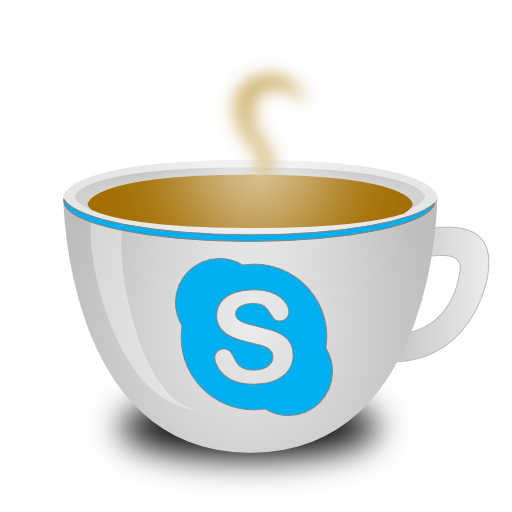 Skype, tazza di caffè