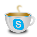 Skype,coffee cup Icon