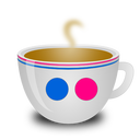 Flickr,coffee cup Icon