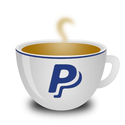 Paypal, coffee cup