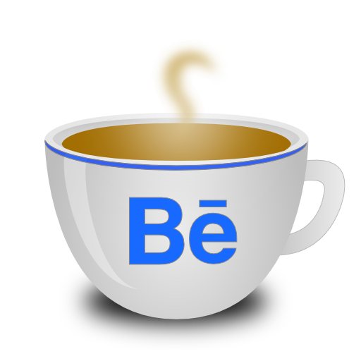 Behance, coffee cup