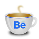 Behance,coffee cup Icon