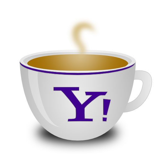 Yahoo, coffee cup