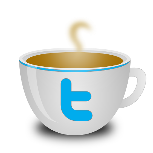 Twitter, coffee cup