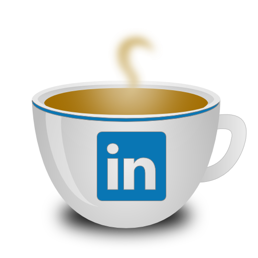 Linkedin, coffee cup