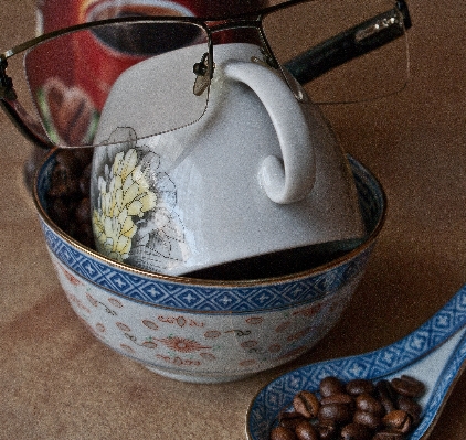 Foto Caffè tazza piatto pasto