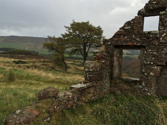 Village shack terrain ruins Photo