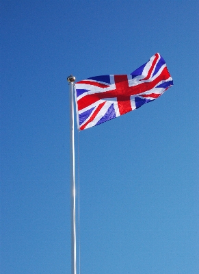 Foto Bendera biru patriotisme
 inggris