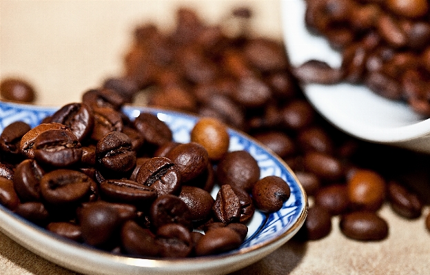 Kaffee aroma essen produzieren Foto