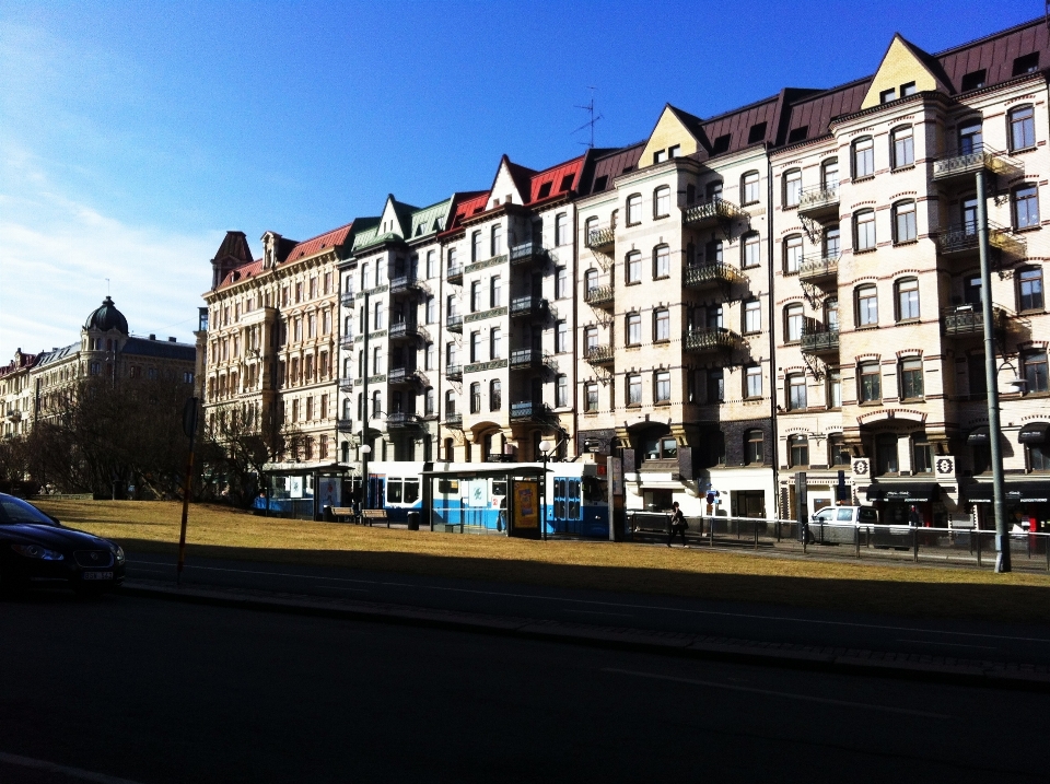 Die architektur straße stadt stadtbild