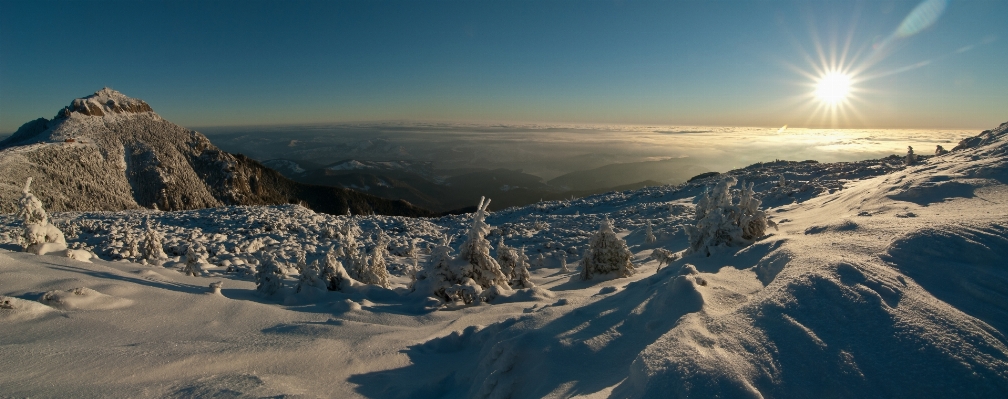 Landscape nature mountain snow Photo