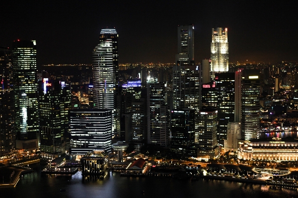 Architecture skyline night building Photo