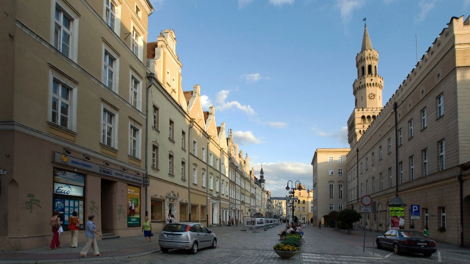 Architecture road street town