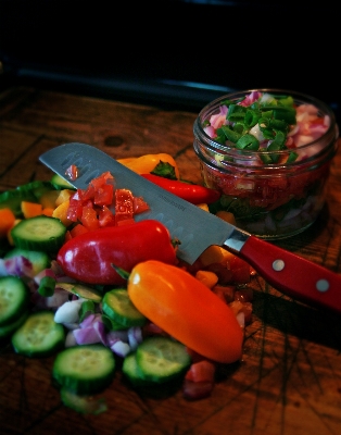 Board flower home meal Photo