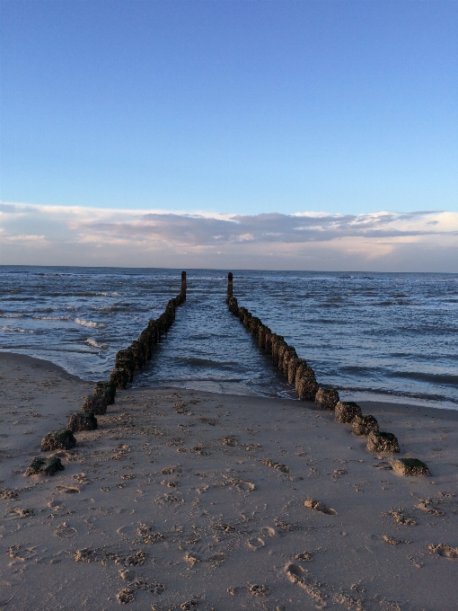 Plage mer côte eau