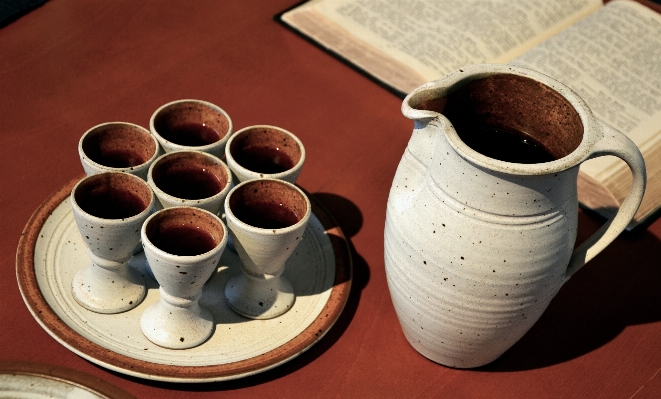 Photo Vin thé tasse céramique
