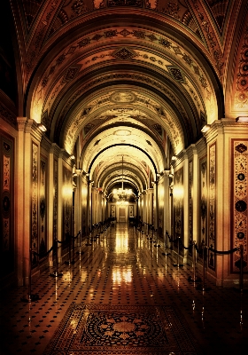 Light architecture night floor Photo