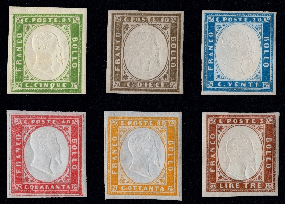 Collection currency stamps rare colours Photo