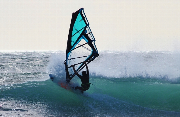 Beach sea wave wind Photo