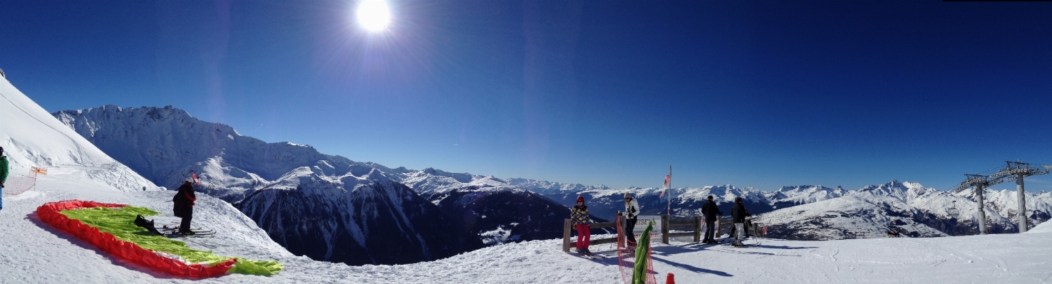 Landscape mountain snow winter Photo