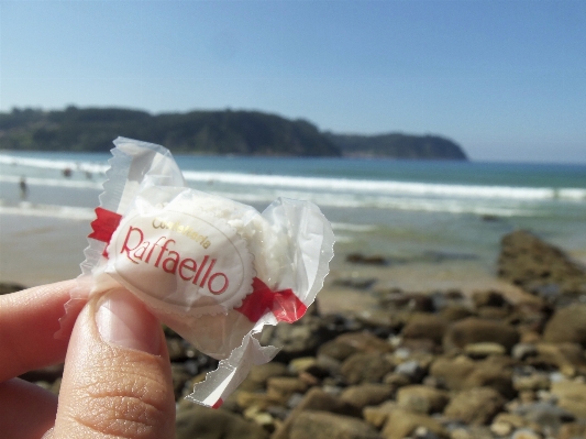 Beach sea sand material Photo