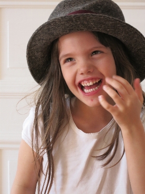 Girl hair sweet portrait Photo