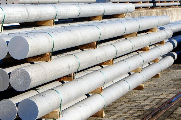 Transport material pipe rods Photo