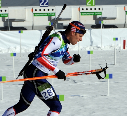 Winter sport male recreation Photo