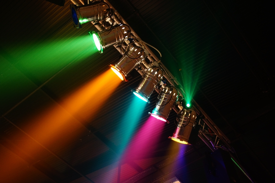 Music light technology fog