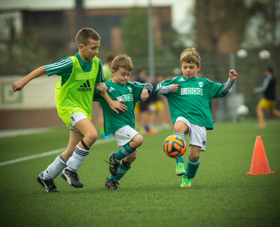 Structure football enfant stade