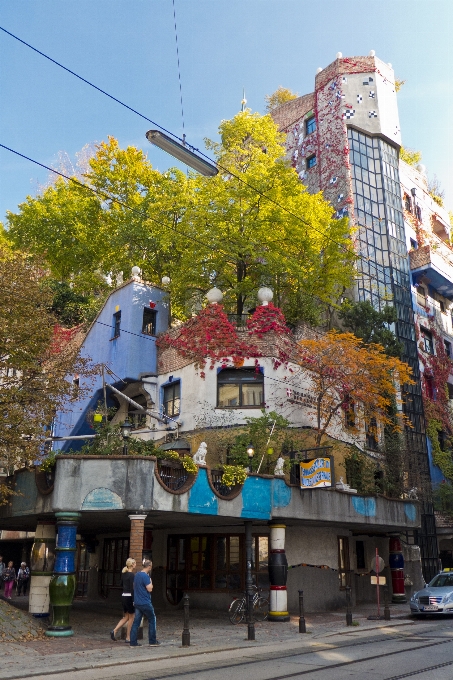 Tree architecture road street