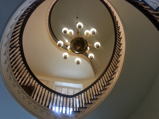 Light wheel interior staircase Photo