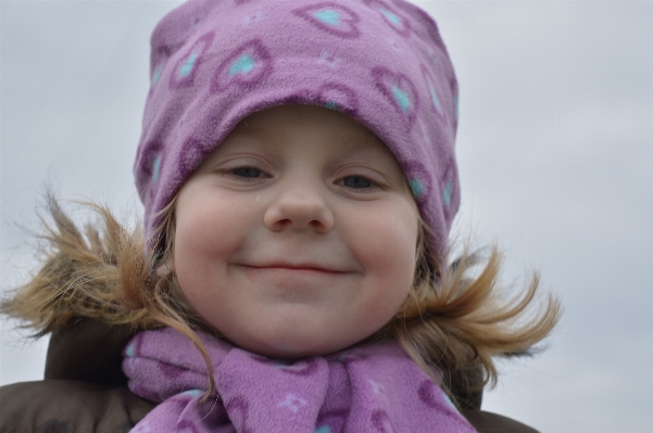 Person girl purple portrait Photo