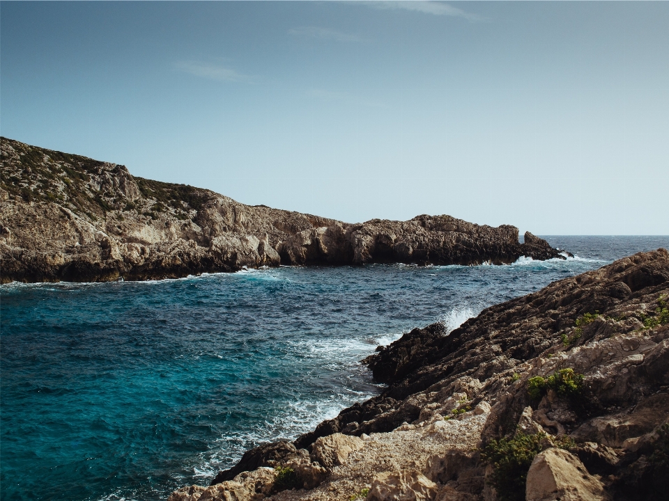 Praia paisagem mar costa