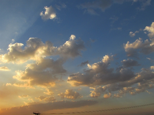 Landscape sea horizon cloud Photo