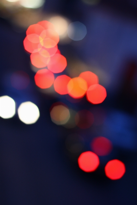 Luz bokeh
 abstracto noche