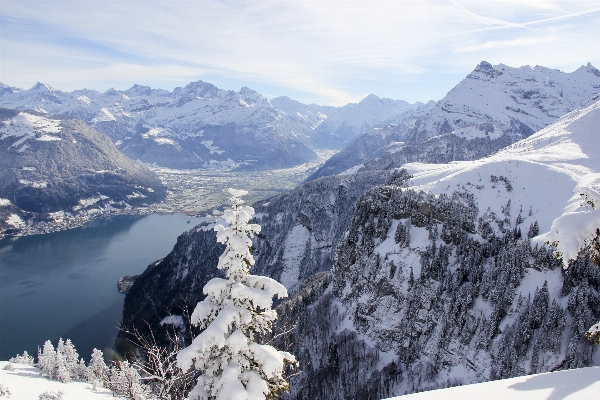 Landscape nature mountain snow Photo