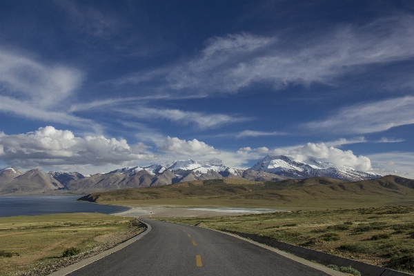 Manzara su doğa yol Fotoğraf