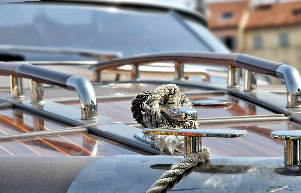 Mar corda barco carro