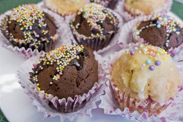 Food produce chocolate cupcake Photo