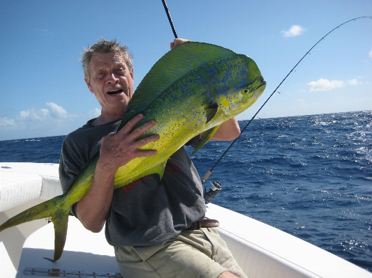 Man sea recreation fishing Photo