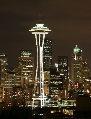 Light architecture skyline night Photo