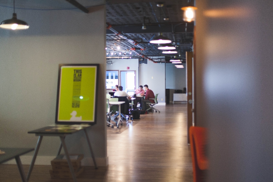 White interior meeting office