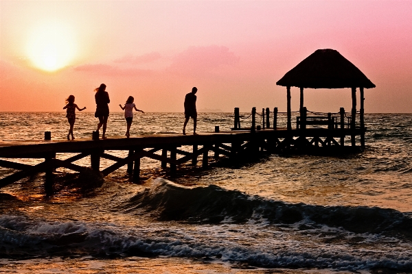 Man beach sea coast Photo