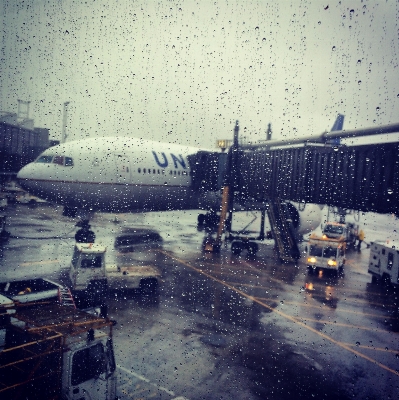 Snow rain airport travel Photo